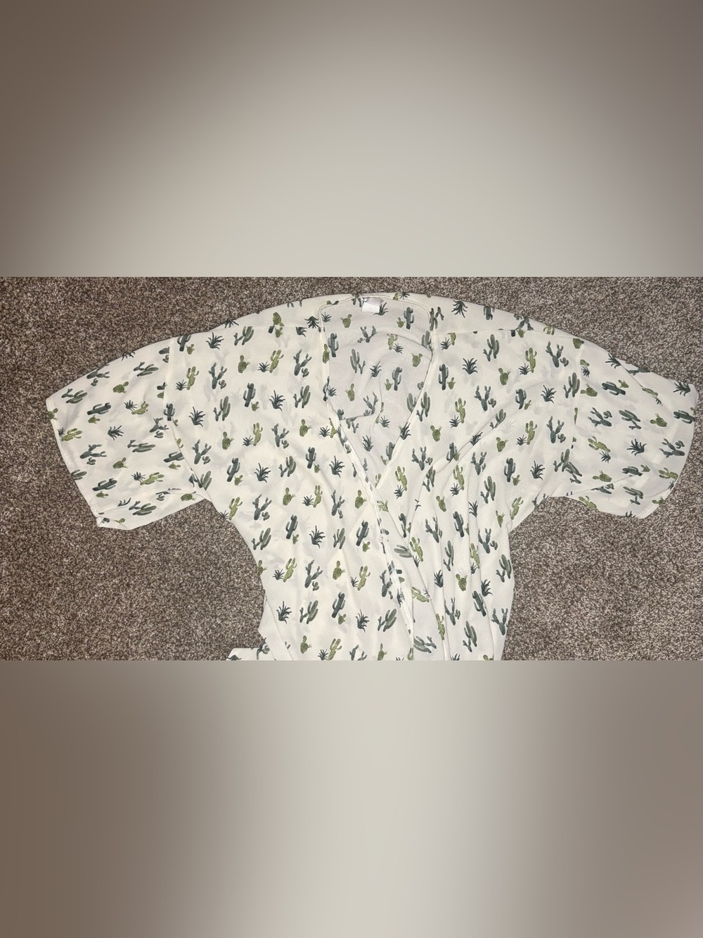 Giddy Up Glamour Summer Cactus Women's size L/XL Cardigan - Picture 7 of 7